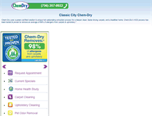 Tablet Screenshot of classiccitychemdry.com